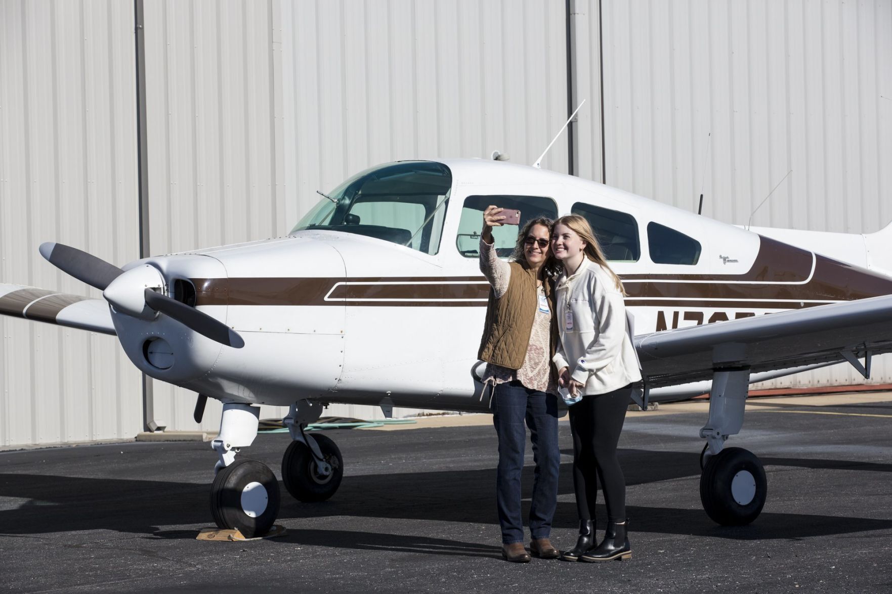 Family of pilots win airplane